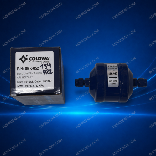 Filtro Roscable R134 A/1.7 Ton - R22/32. 1/4X1/4