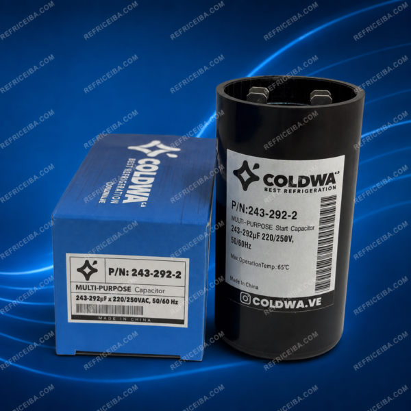 Capacitor De Arranque 243-292-2Mf
