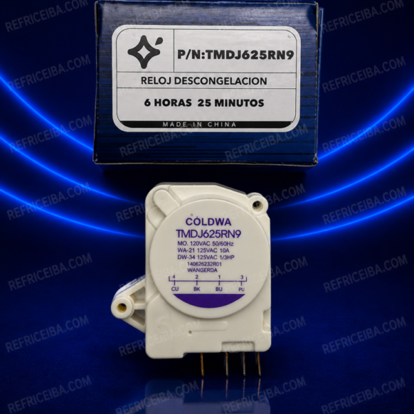 Reloj Descongelacion 6H 25Min 120V / 60Hz