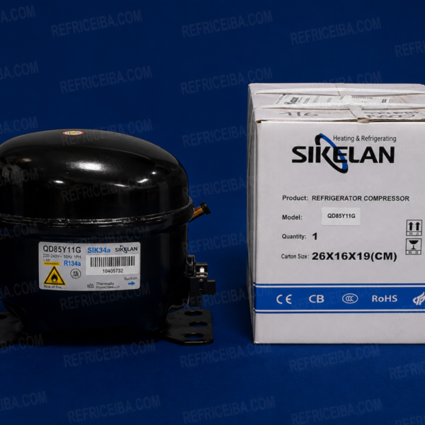 Compresor 1/6 Sikelan R600/594 Btu 110V