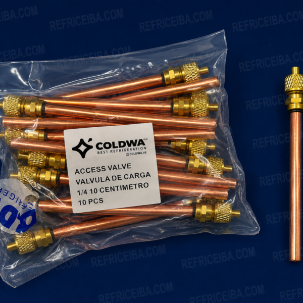 Valvula De Carga 1/4 10 Cmt Soldable