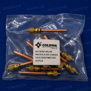 Valvula De Carga Corta 1/4 05 Cmt Soldable