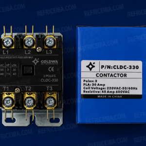 Contactor 3 Polos 30 Amp / 220V / Trabajo Pesado