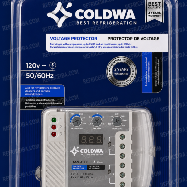 Protector De Voltaje 110V Cable Cable Con Indicador