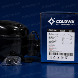 Compresor De Refrigeracion 1/6Hp R134A 110V 3 Tubos Coldwa