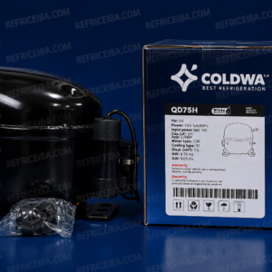 Compresor De Refrigeracion 1/4Hp R134A 110V 3 Tubos Coldwa