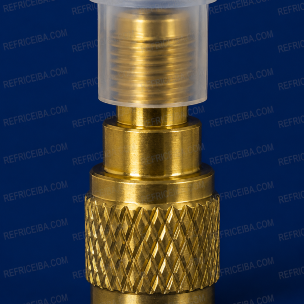 Adaptador De Valvula Para R410A Macho De 1/4