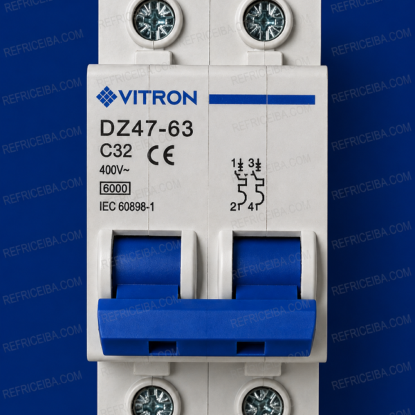 Breaker Termico 2P 10A-16A-20A-25A-32A-40A