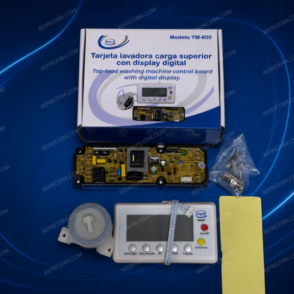 Tarjeta Lavadora Carga Superior Display Digital Ym600