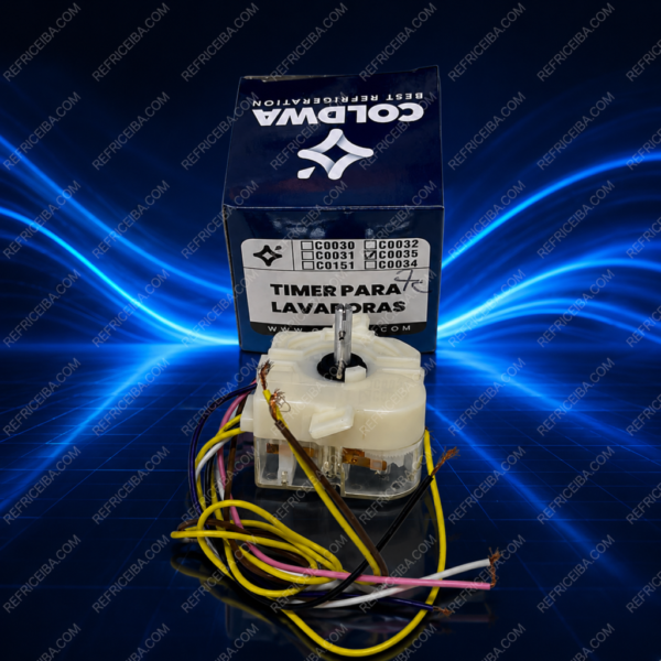 Timer Lavadora 7 Cables Oreja Inclinada