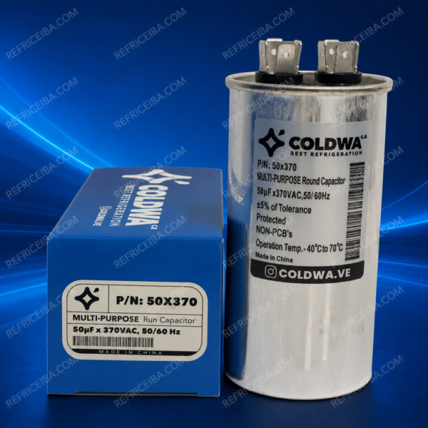 Capacitador De Marcha 50Uf 370V