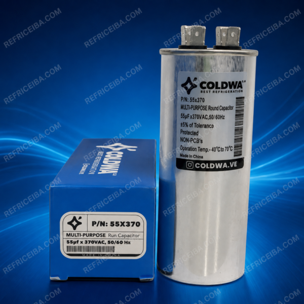 Capacitador De Marcha 55Uf 370V