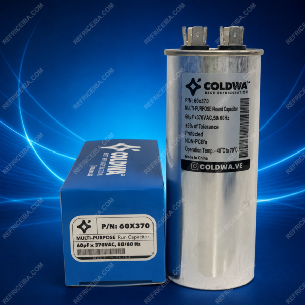 Capacitador De Marcha 60Uf 370V