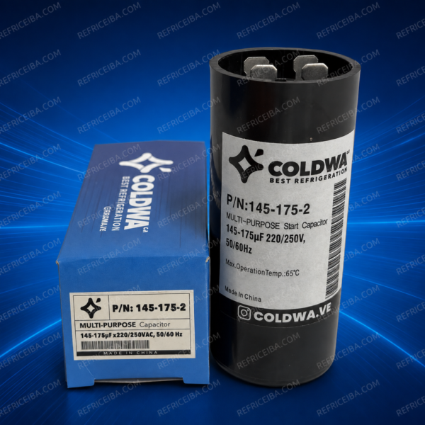 Capacitor De Arranque 145-175-2Uf