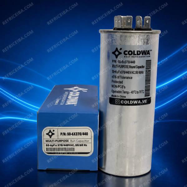Capacitador De Marcha 50+6Uf 370V
