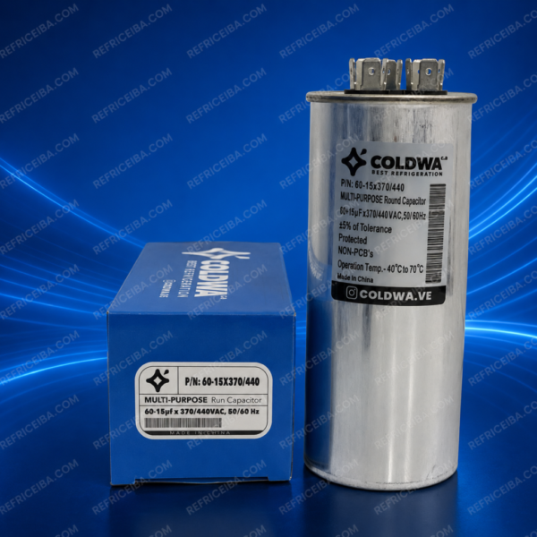 Capacitador De Marcha 60+15Uf 370V