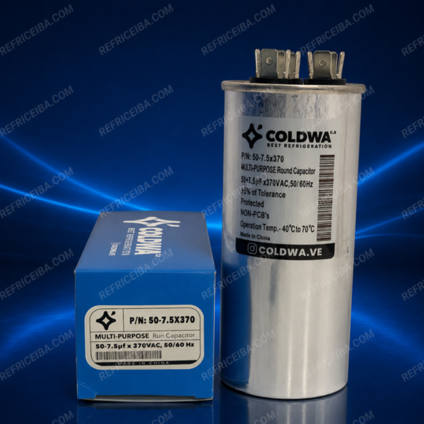 Capacitador De Marcha 50+7.5Uf 440V