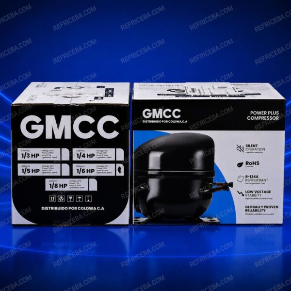 Compresores GMCC para sistemas de refrigeración compatibles con R134a y 110 V.