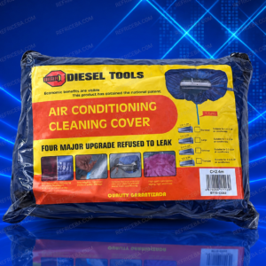 Funda azul Diesel Tools para lavado de aire acondicionado, empacada e identificada como C=2,4 m.